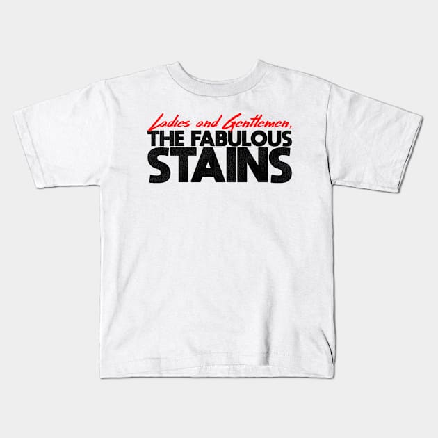 The Fabulous Stains Kids T-Shirt by darklordpug